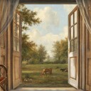 Landscape Near Hilversum Plakat Plakat / 50x50cm