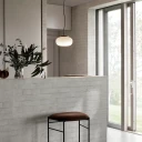 New Works Karl Johan Pendellampe Ø23 Hvitt Opalglass