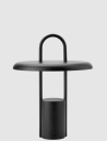Stelton - Pier bærbar LED lampe 33,5 cm svart