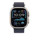 Apple 49mm Navy OceanBand Natural Titanium Finish