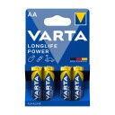Varta Longlife Power AA Alkalisk Batteri 4-pakk