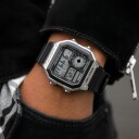 Casio Illuminator Worldtime Svart Grå