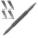 Fjærbelastet Dor 2 Stk Doble (0,8-1,6-2,4-3,2mm)