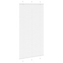  plisségardin Hvit 105x200 cm Stoff Bredde 104,4 Polyester