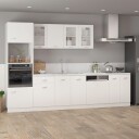 vidaXL Skap for mikrob?lgeovn hvit 60x57x207 cm sponplate