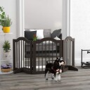 Northio Sammenleggbar Hundeport 3 Deler Kaffe