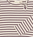Petit Piao Body I/e - PPSky - Huckleberry Striped - Petit Piao - 74 - Langermet Body Beige Bordeaux Brun Hvit