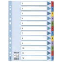 Register Esselte Mylar A4 1-12 flerfarget