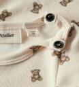 Lil Atelier Lil' Atelier Body I/e Noos NbnGayo Turteldue/Teddybjørn 74 Langermet Body Beige