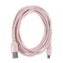 DACOTA PLATINUM USB-MICRO-USB KABEL 3 M, ROSE GULL