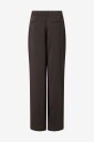Gina Tricot   Bukser Pleated Satin   Brun