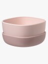 b.box Skåler med Sugekopp 2-Pakk Blush