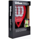 Wilson Optix Xp Padel Kit Box Sku Red, Padelracket