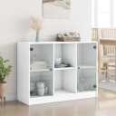  Skjenk hvit 101,5x37x75,5 cm konstruert tre