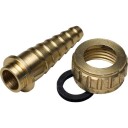 1/2" slangekobling konisk Messing