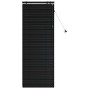 vidaXL Venetiansk persienne Svart 60 x 160 cm 35 mm