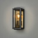 Konstsmide Carpi vegglampe E27 sort / messing farget.
