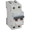 Legrand 5 stk TX³ MCB automatsikring B4 1P+N 2M 10/10kA