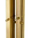 Destino gulvlampe antikk messing / travertin
