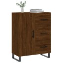 vidaXL Skjenk brun eik 69,5x34x90 cm konstruert tre