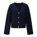 Cheddar Cardigan Navy M Merino cardigan