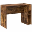 vidaXL Skrivebord Røkt eik 109 x 50 x 78 cm Konstruert tre