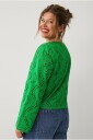 Ellos Collection   Bluse Basil   Grønn