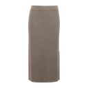 Adora Skirt Brown XS Midi viscose skirt