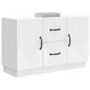  Serviesskap med skuff Hvit 89 x 34,5 x 57 cm Konstruert tre