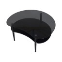 Venture Design Eggsofa salongbord Grå 100 x 80 cm Grå