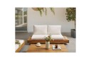 2 sitssoffa Beliani Marettimo Light wood White  