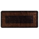  Teppe Runner MARSA Svart 50 x 100 cm Polyester og PVC