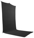 Savage Travel Fotobakgrunn Stoff 1,52x3,66m Svart