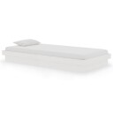  Sengeramme hvit heltre 90x190 cm Single