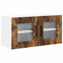  Kjøkkenskap med hylle Røkt eik 80 x 31 x 40 cm Konstruert tre