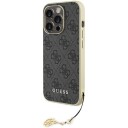 Guess iPhone 15 Pro Hardcase 6,1" Grå 4G Charms Collection