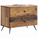  Nattbordskap Gammelt tre 62 x 34,5 x 47,5 cm Konstruert tre
