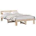  Sengestel med Hodegavl 135x190 cm Massiv Furu
