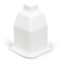 10 stk Utvendig Hjørne SL 20/50 W/Leppe Hvit RAL9010