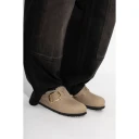Birkenstock Boston Bb Shearling Leoi Tabacco Br Laf   Beige   36