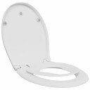  Rask Frigjøring Toalettsete Hvit 44.5 X 37.3 4.3 Cm Duroplast