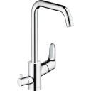 Hansgrohe Focus 260 kjøkkenbatteri Med avstegning til oppvaskmaskin. Krom
