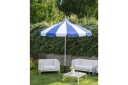 Balkongparasoll Beliani Minoa Beige blue\|\|White  