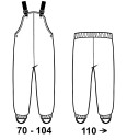 CeLaVi Basic Rainwear Set  Recycle Pu Blue 110