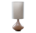Flavia lampe 48 cm fot sand skjerm 20x25 cm Milano tostada