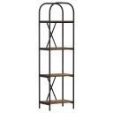  Bokhylle Røkt eik 40 x 30 x 146 cm Konstruert tre