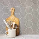 Berryalloc Kjøkkenplate Skifer Natur Hexagon