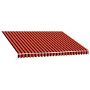  Erstatningsmarkiseduk Oransje og Brunt 350 x 250 cm Lerret