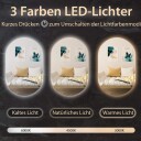 80 x 50 cm LED veggspeil ovalt dimbart baderomsspeil