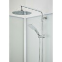 Hafa Breeze Deluxe Dusjkabinett 90x90 cm, Alu/Klarglass